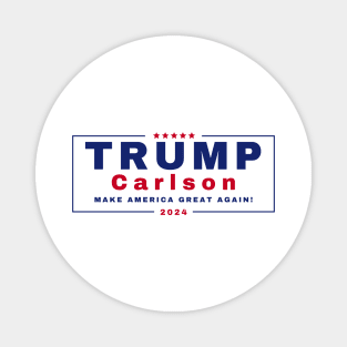 Trump & Tucker Carlson 2024 Magnet